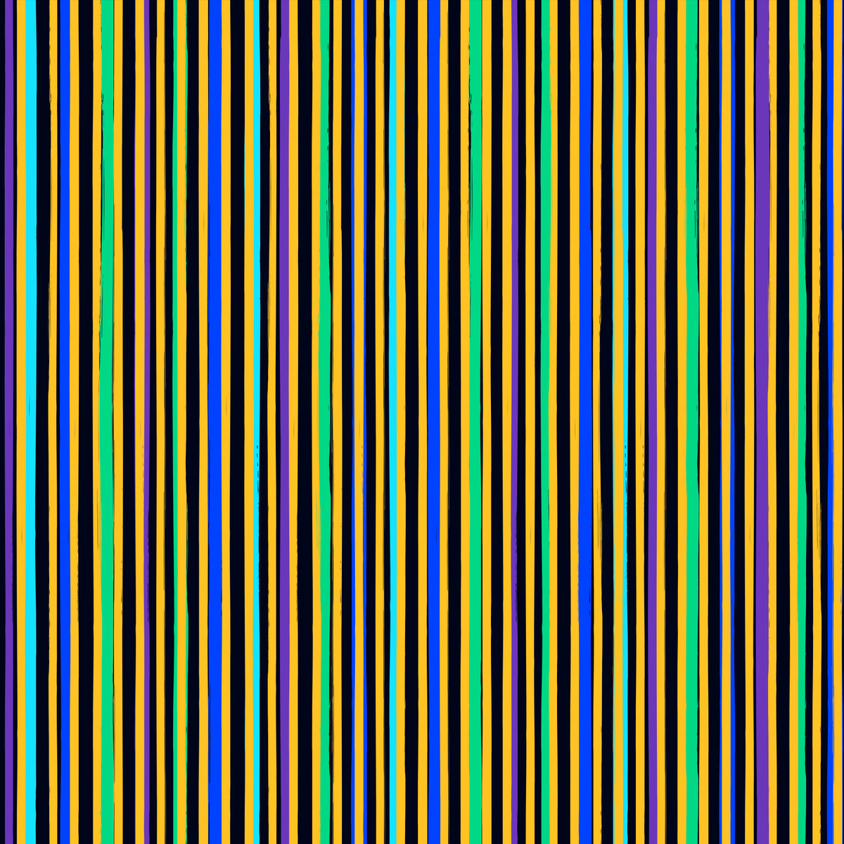 Vibrant Multicolored Vertical Stripe Wallpaper⁠ in your room