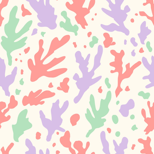 Modern Matisse Inspired Cutouts Wallpaper⁠