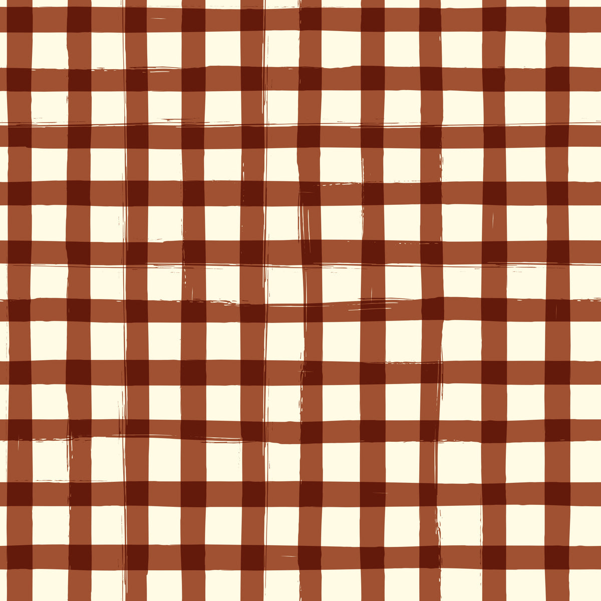 Rustic Brushstroke Check Wallpaper⁠ in your room — zoomed