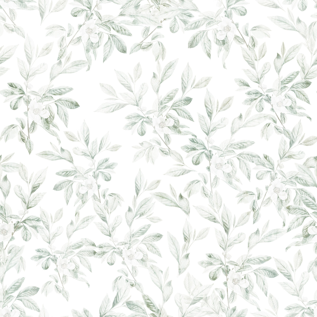 Ethereal Orchard Floral Wallpaper⁠ in your room — zoomed
