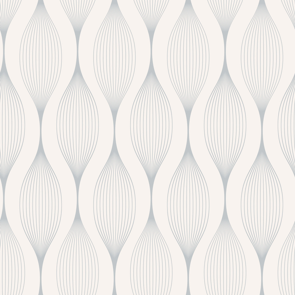 Minimalist Soft Gray Curves Wallpaper⁠ in your room — zoomed