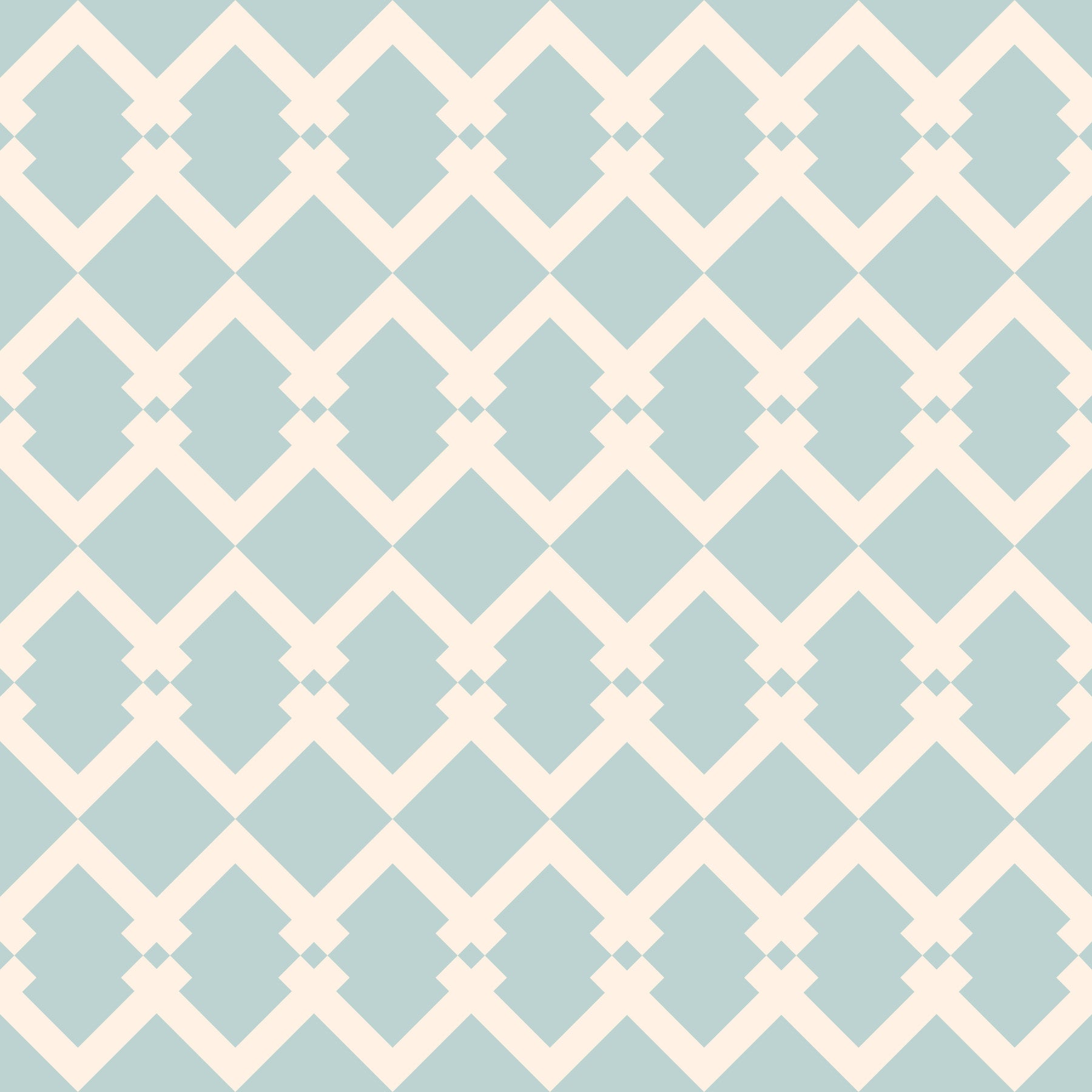 Nordic Interlocking Diamond Lattice Wallpaper⁠