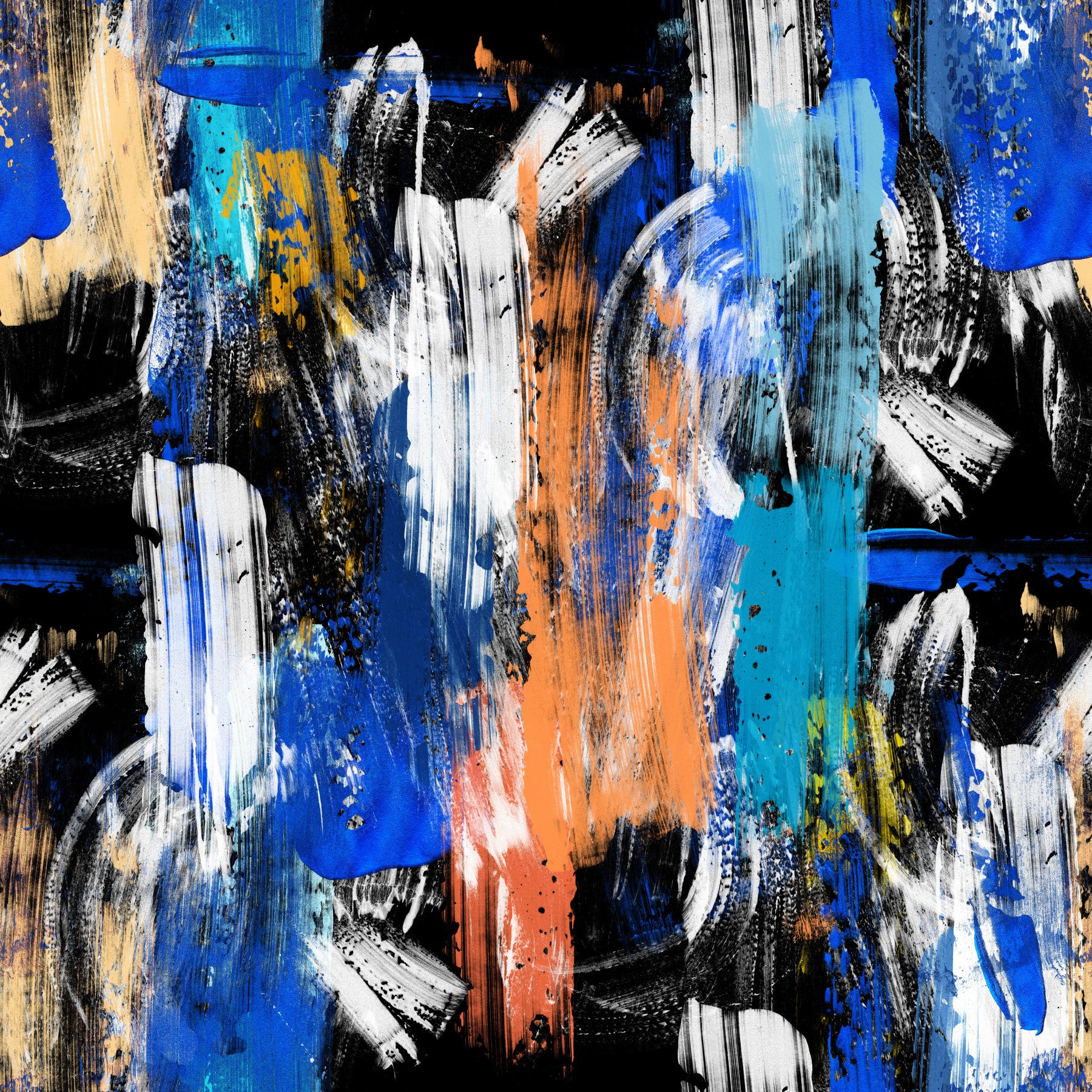 Abstract Painted Strokes Wallpaper⁠