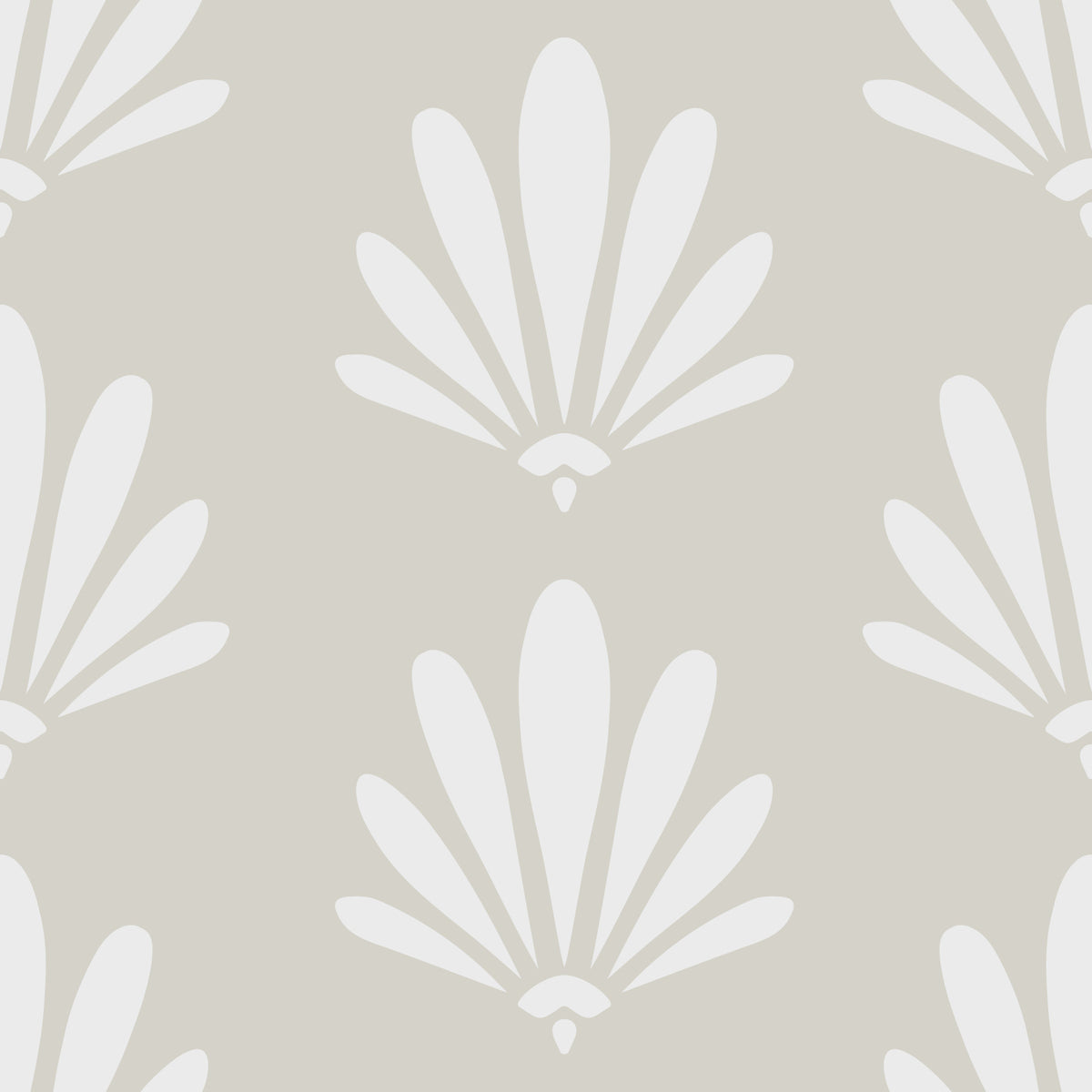 Minimalist Fan Pattern Wallpaper⁠ in your room — zoomed
