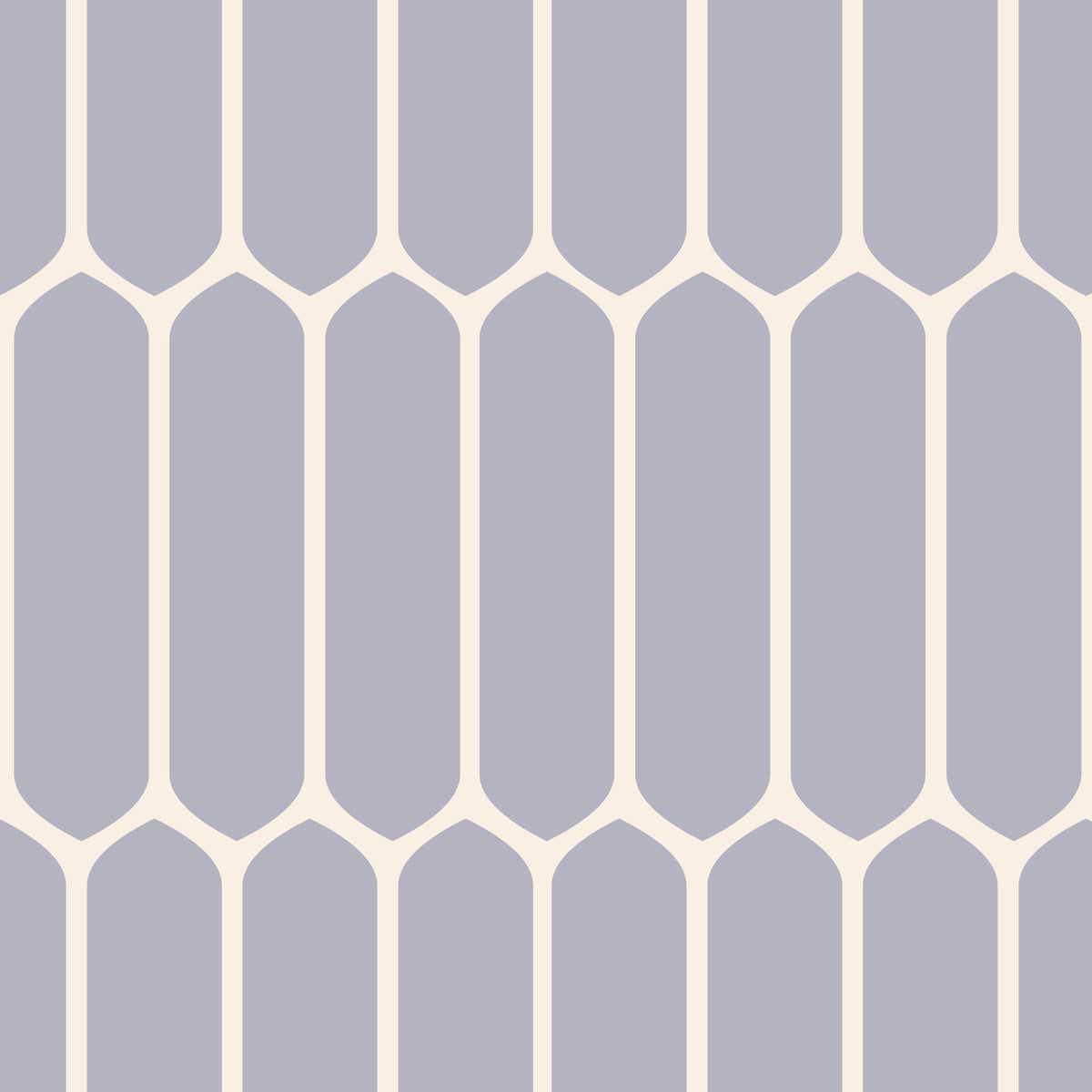 Soft Grey Geometric Arches Wallpaper⁠ in your room