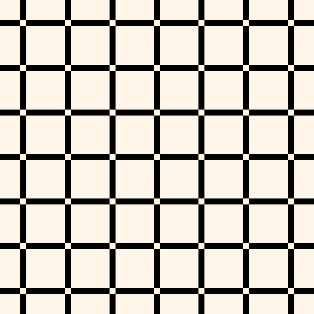 Minimalist Black Grid Wallpaper⁠ in your room — zoomed