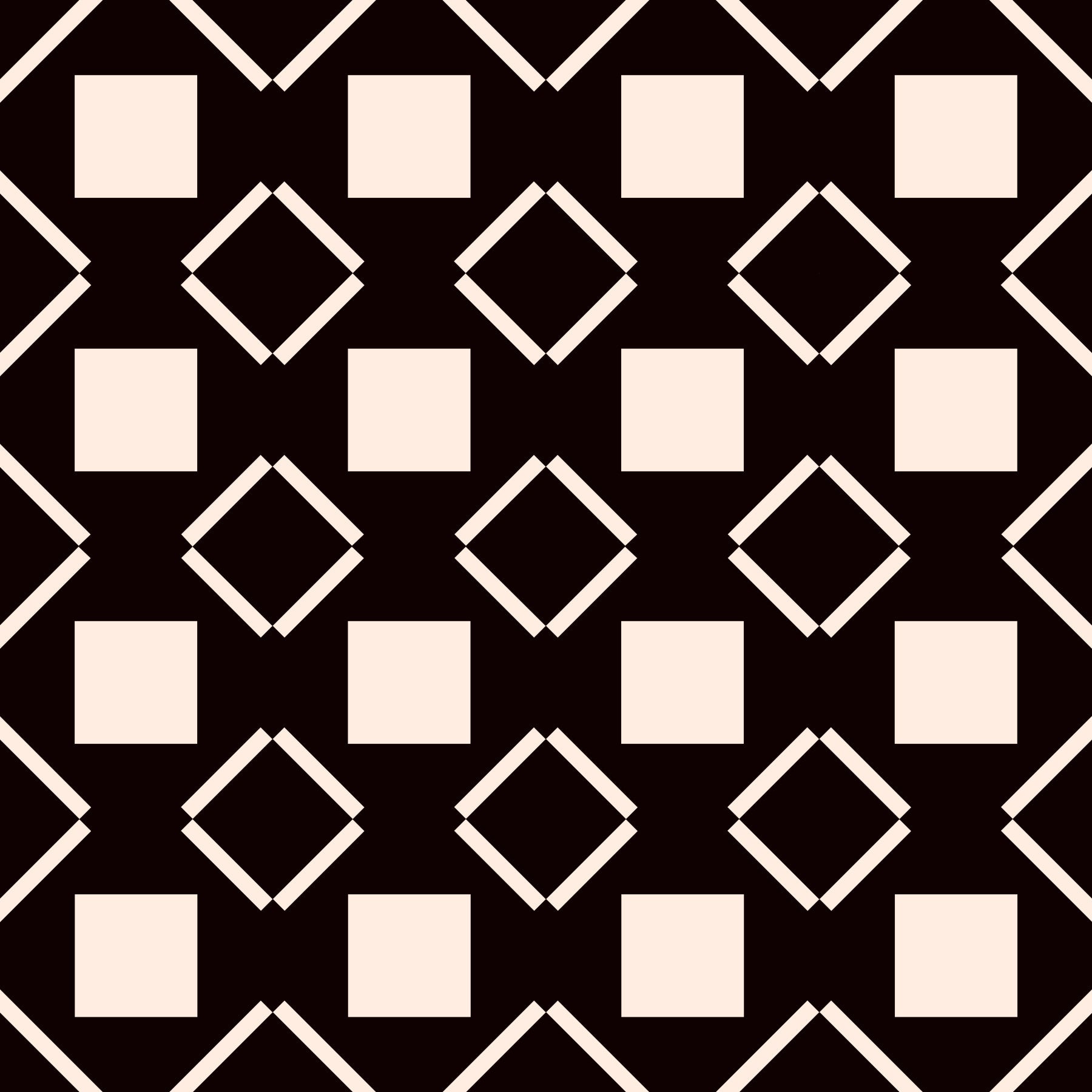 Minimalist Monochrome Geometric Grid Wallpaper⁠