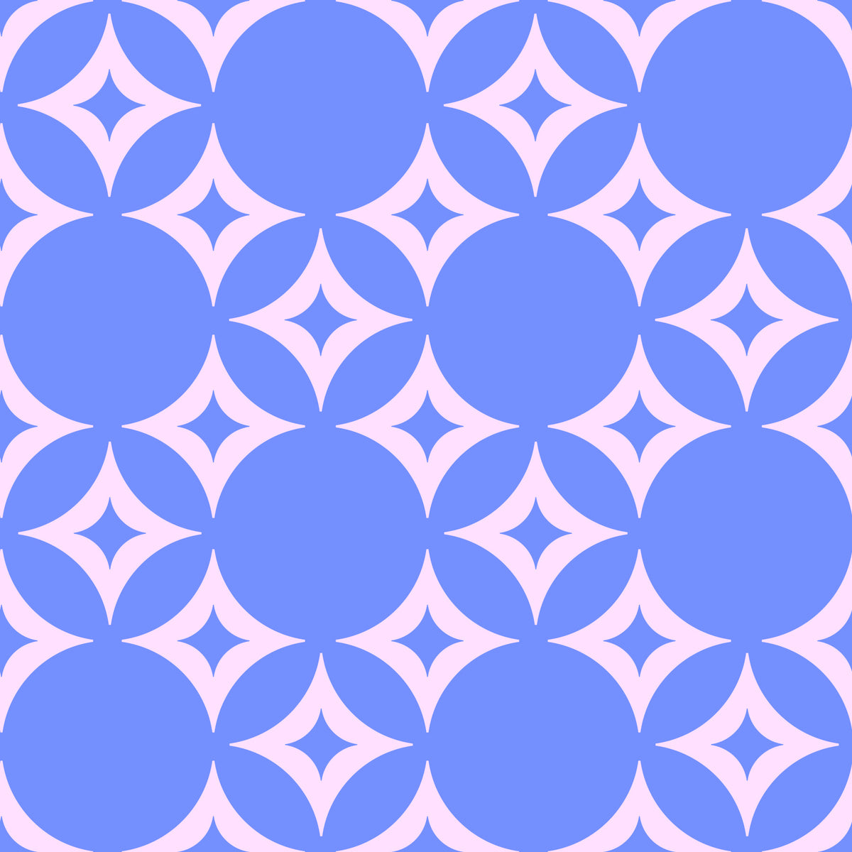 Geometric Starburst Pattern Wallpaper⁠ in your room — zoomed