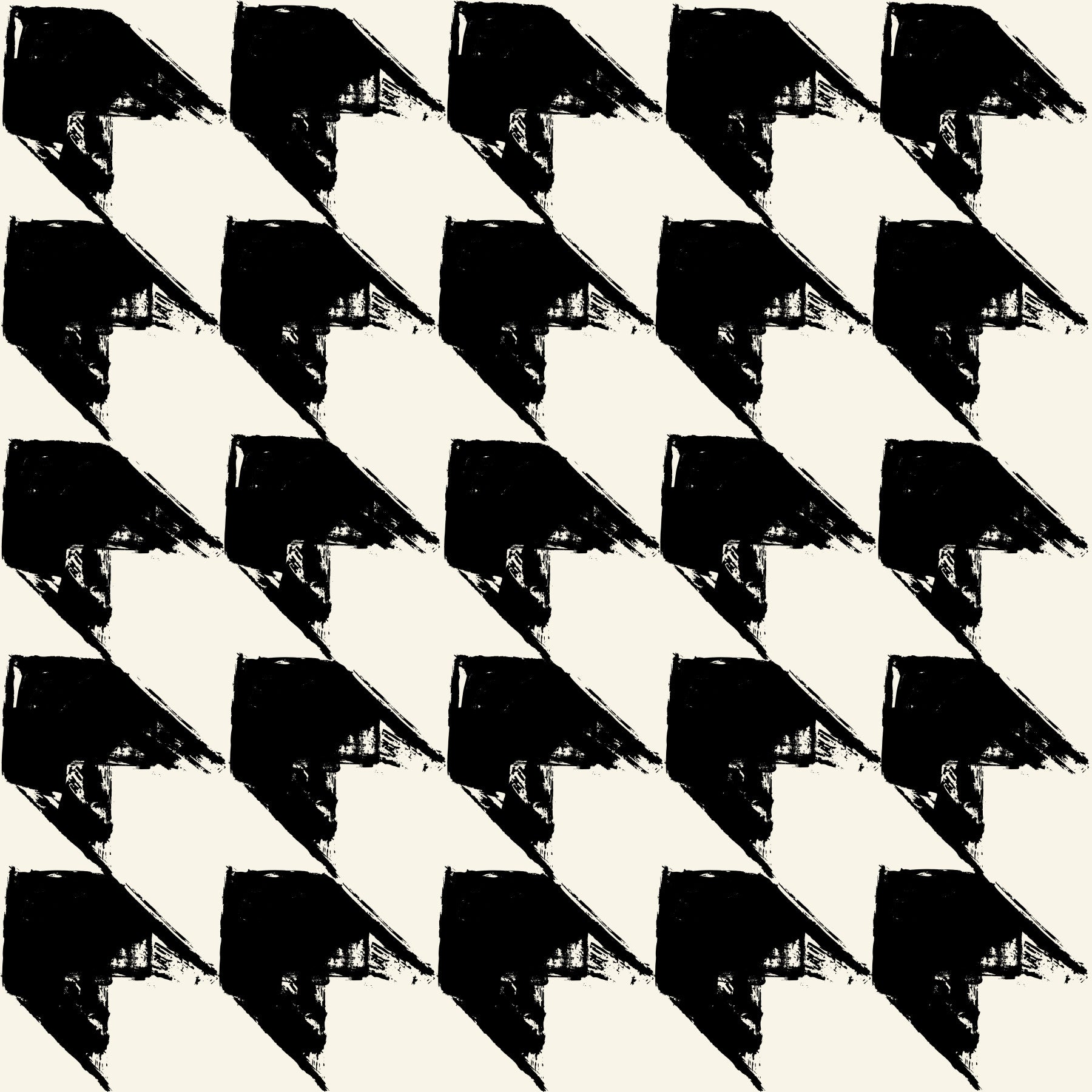 Abstract Ink Geometric Grid Wallpaper⁠