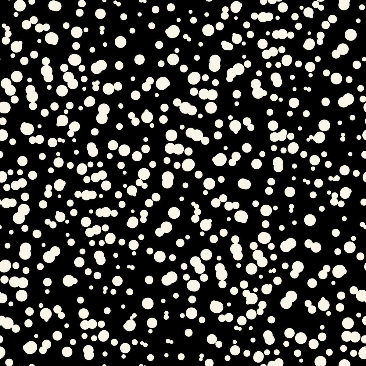Monochrome Scattered Dots Pattern Wallpaper⁠ in your room — zoomed