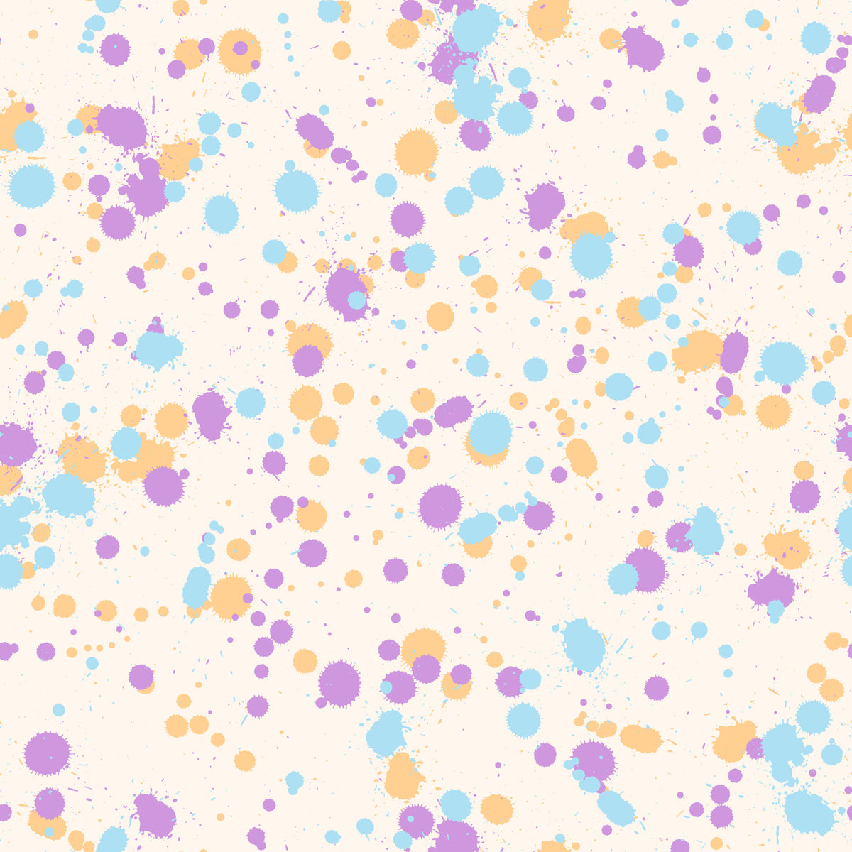Painterly Dot Composition Wallpaper⁠ in your room — zoomed