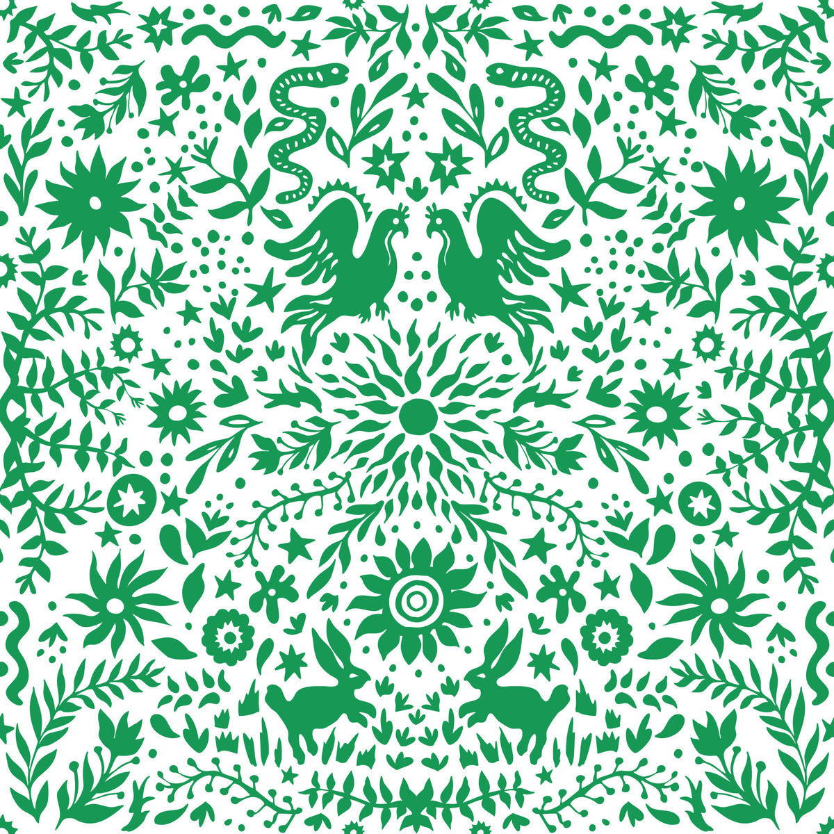 Whimsical Woodland Greenery Wallpaper⁠ in your room