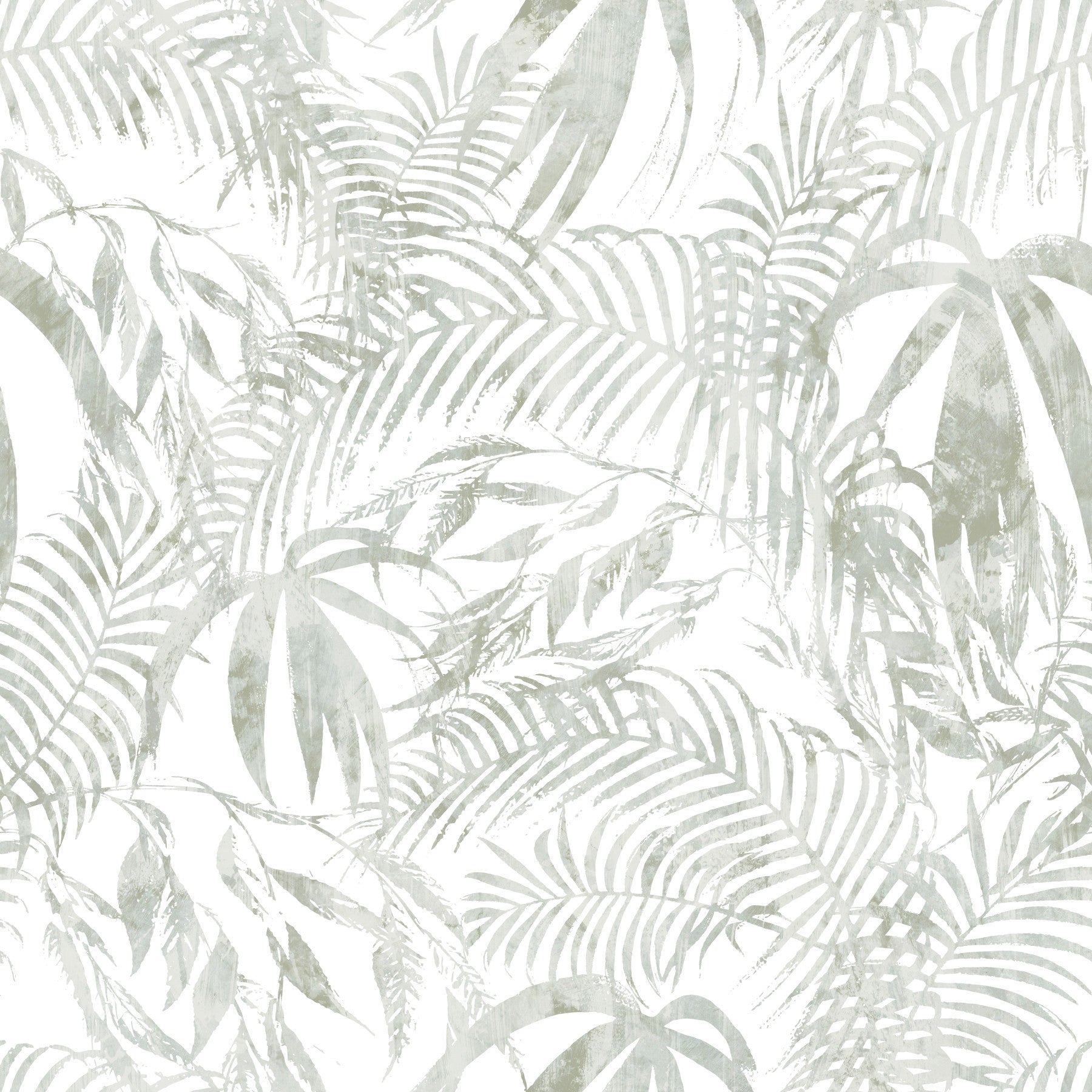 Muted Palm Leaf Silhouette Wallpaper⁠