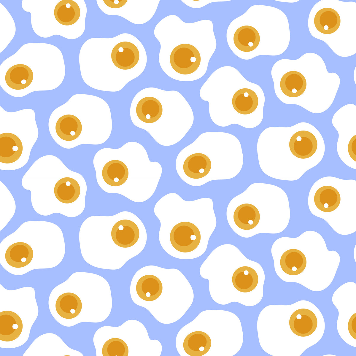 Minimalist Egg Scatter Art Wallpaper⁠ in your room — zoomed