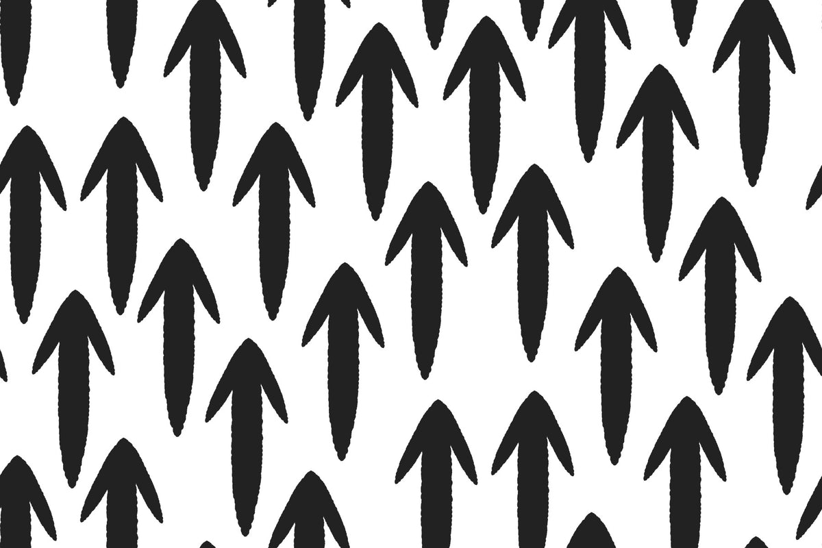 Graphic Arrow Pattern Wallpaper⁠ in your room — zoomed