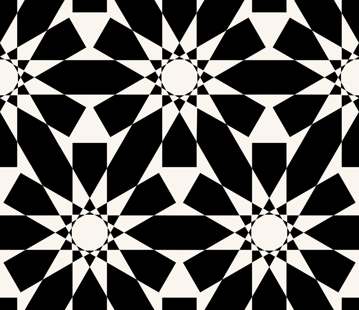 Minimalist Star Tile Wallpaper Pattern Wallpaper⁠ in your room