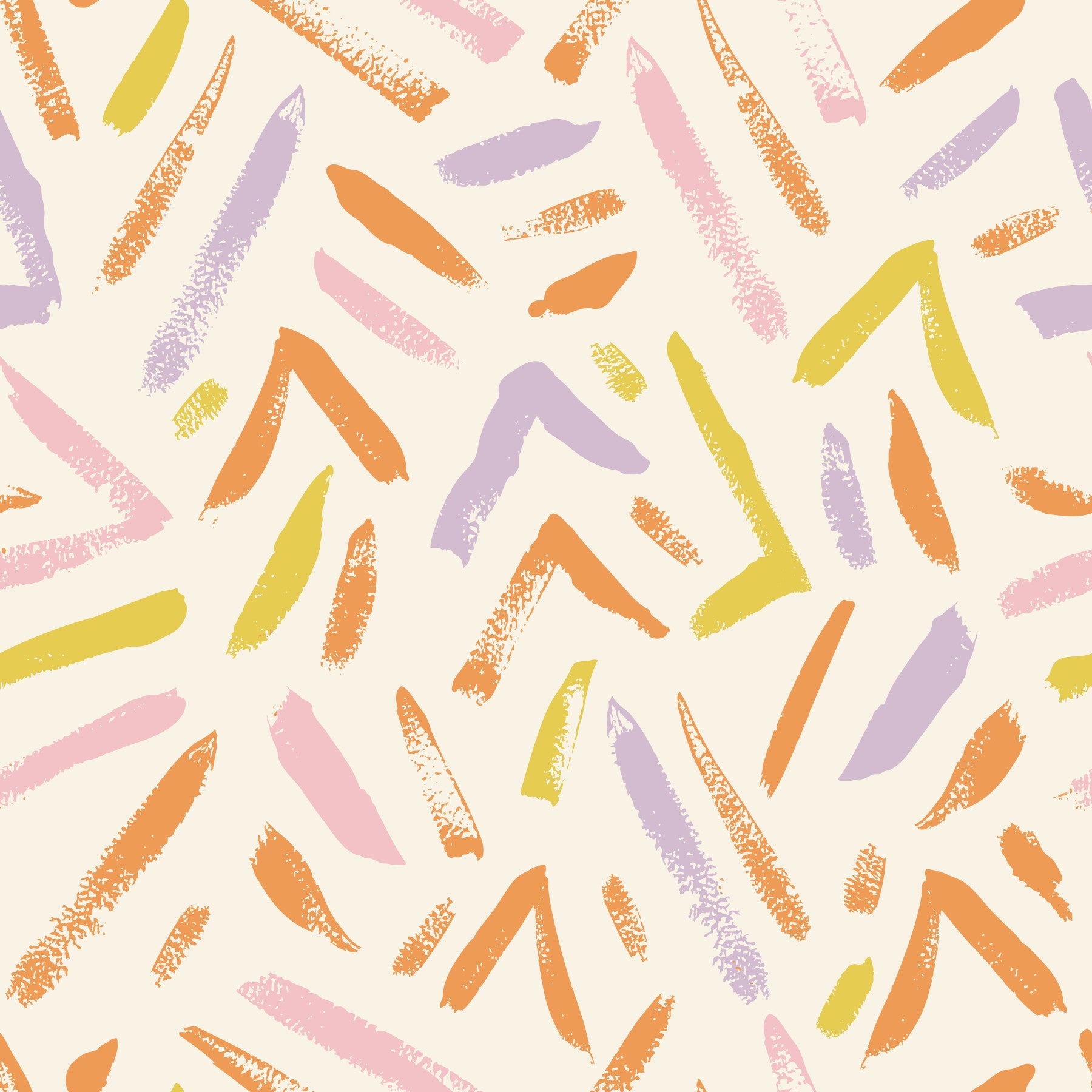 Joyful Crayon Sketch Pattern Wallpaper⁠