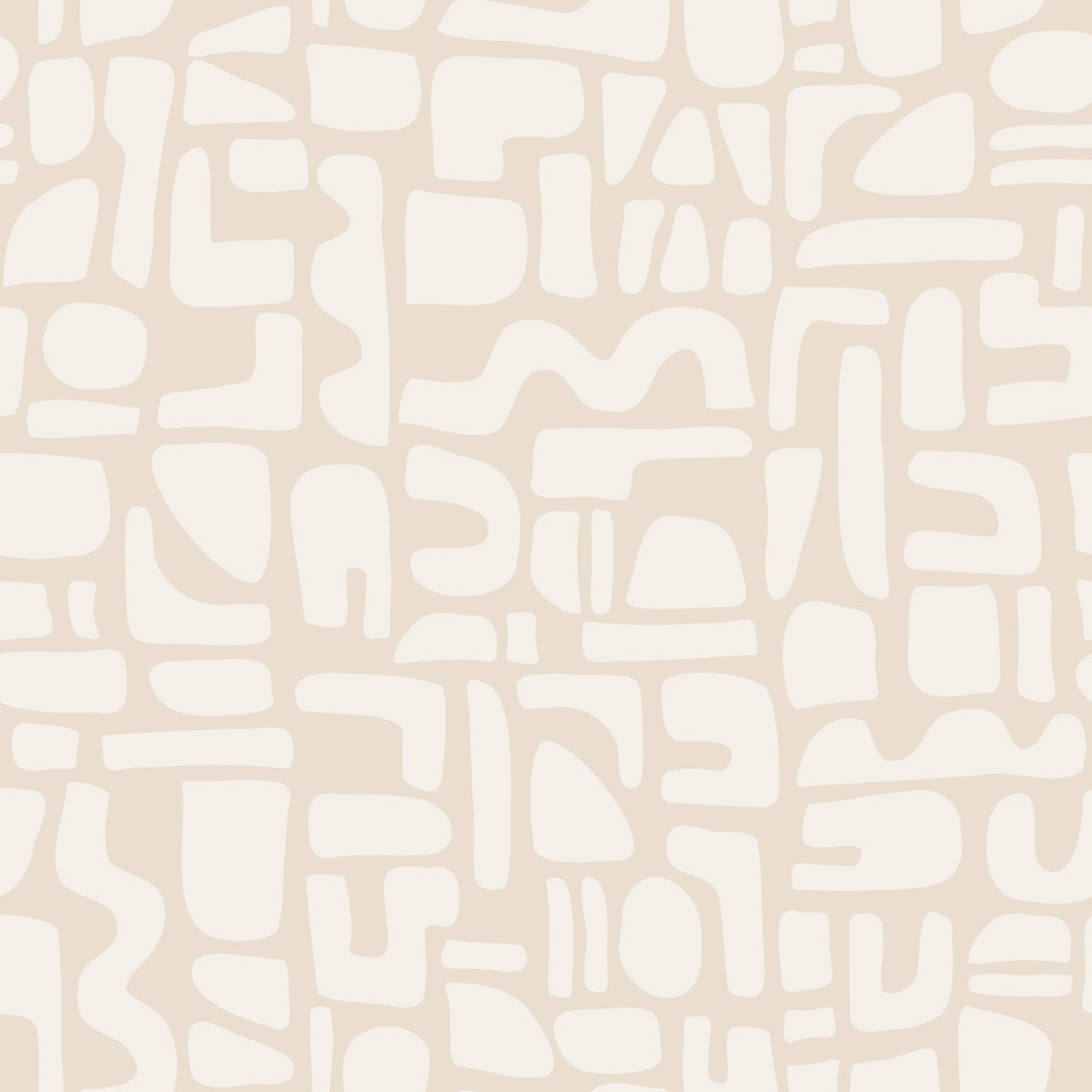 Minimalist Soft Geometric Shapes Wallpaper⁠ in your room — zoomed