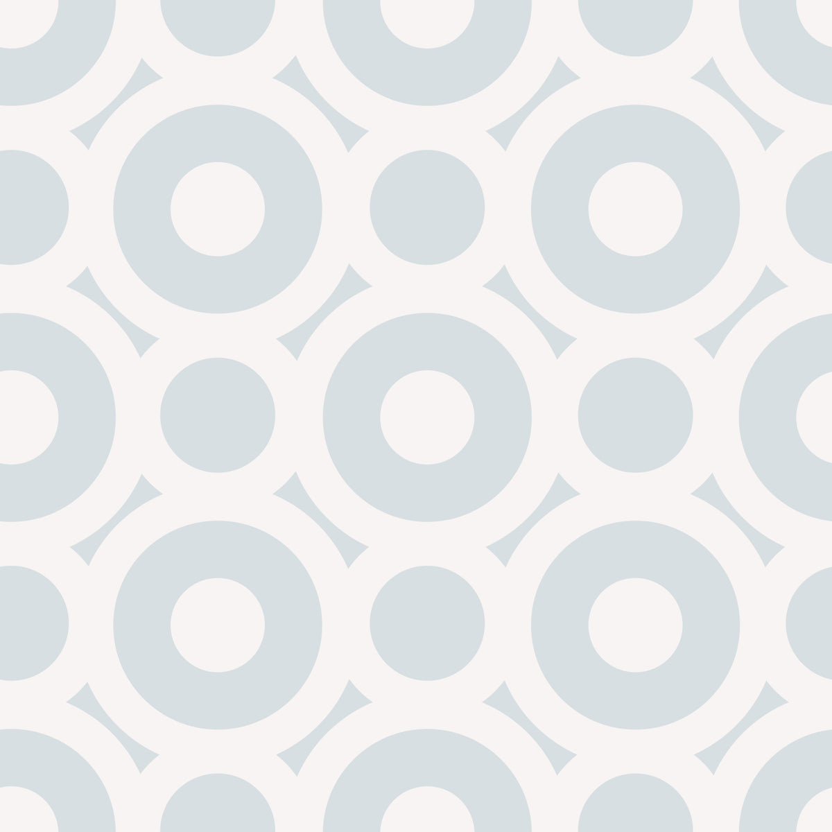 Contemporary Airy Circles Graphic Print Wallpaper⁠