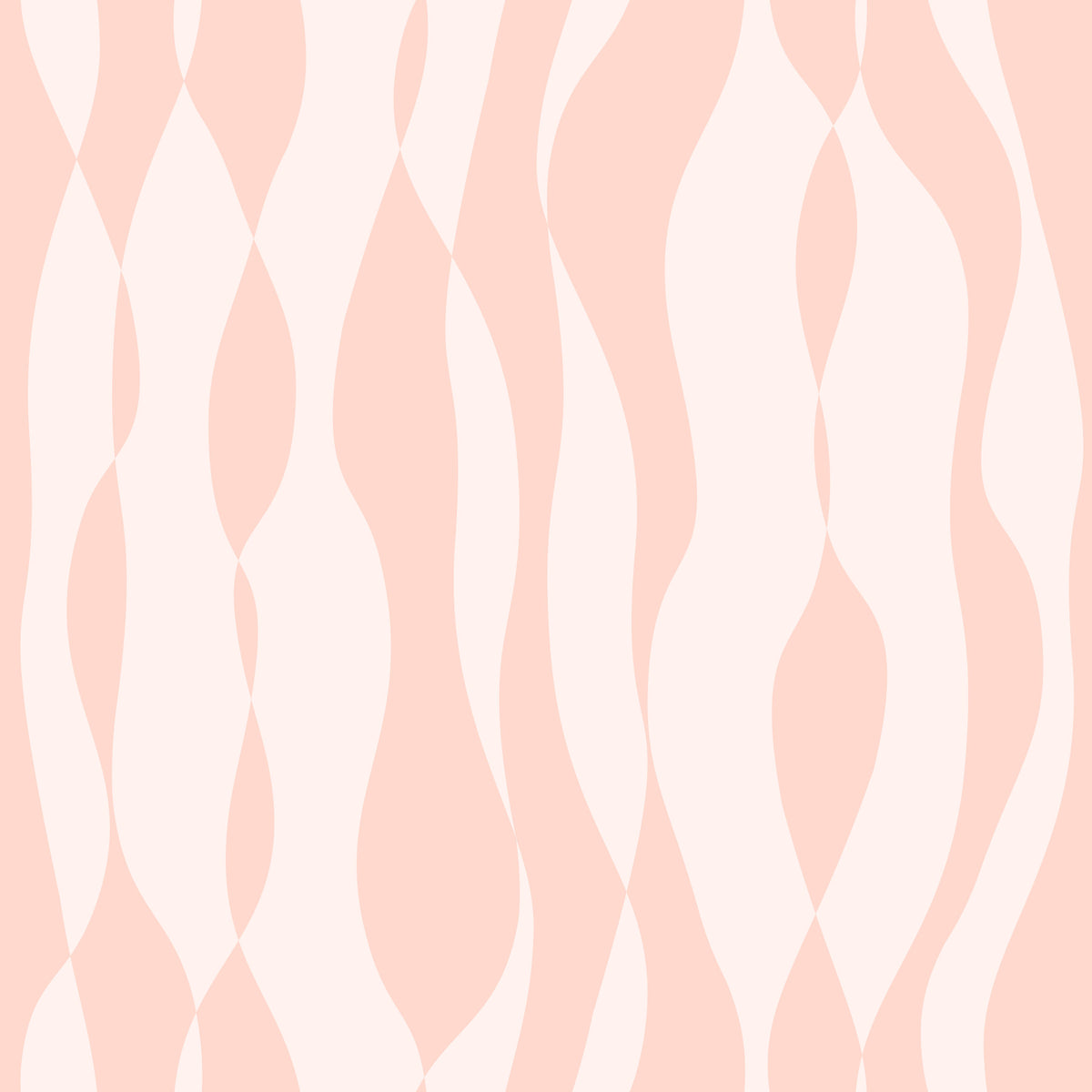 Minimalist Blush Flowing Lines Wallpaper⁠ in your room
