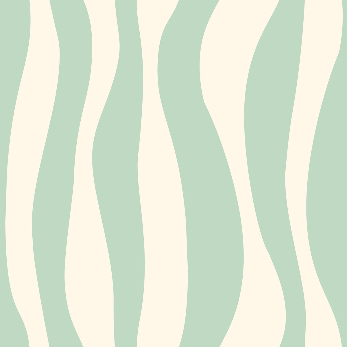 Soft Flowing Sage Linear Pattern Wallpaper⁠ in your room — zoomed