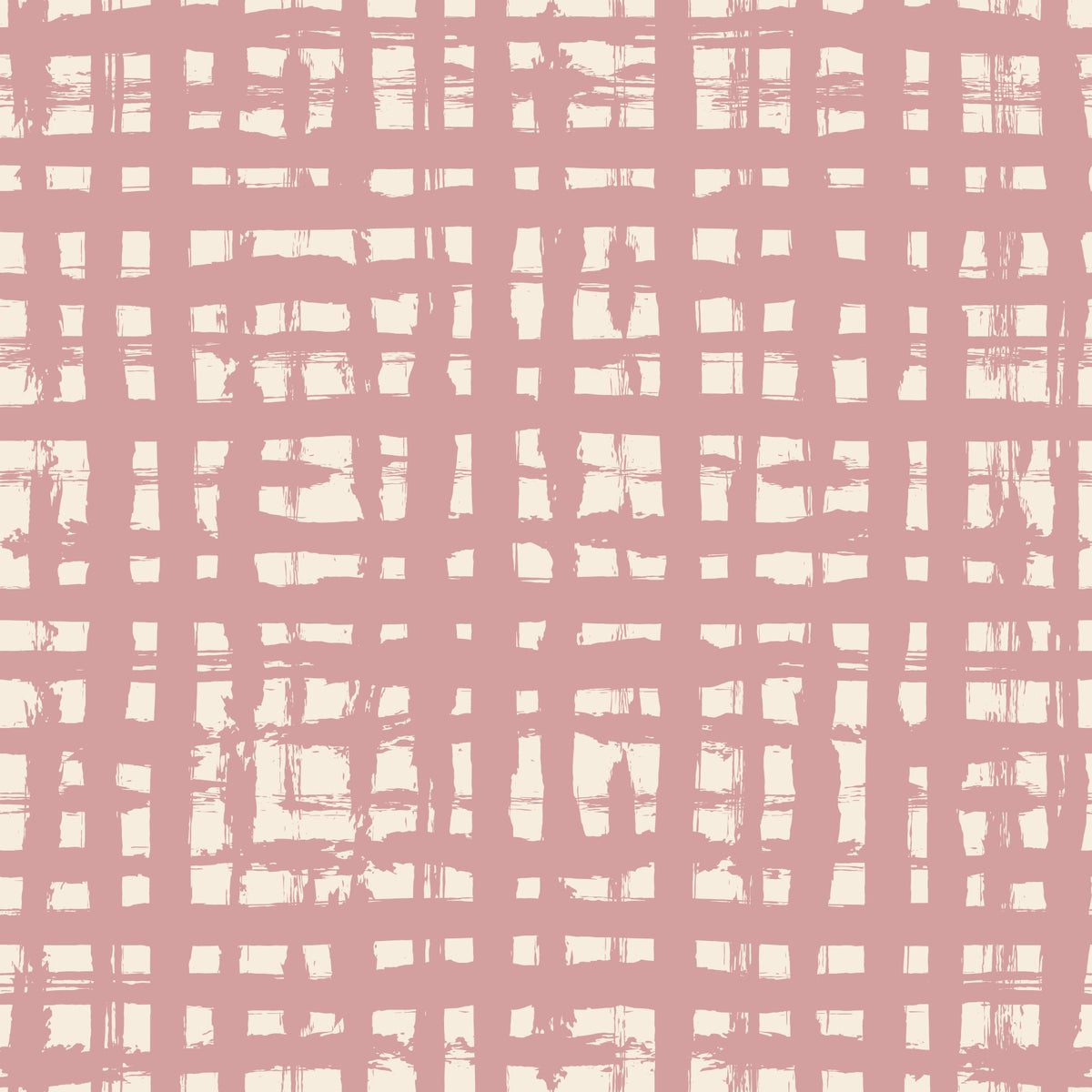 Blush Grid Hand-Painted Texture Wallpaper⁠ in your room — zoomed