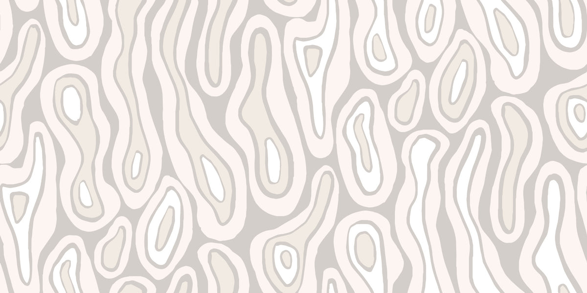 Abstract Organic Sandstone Lines Wallpaper⁠ in your room