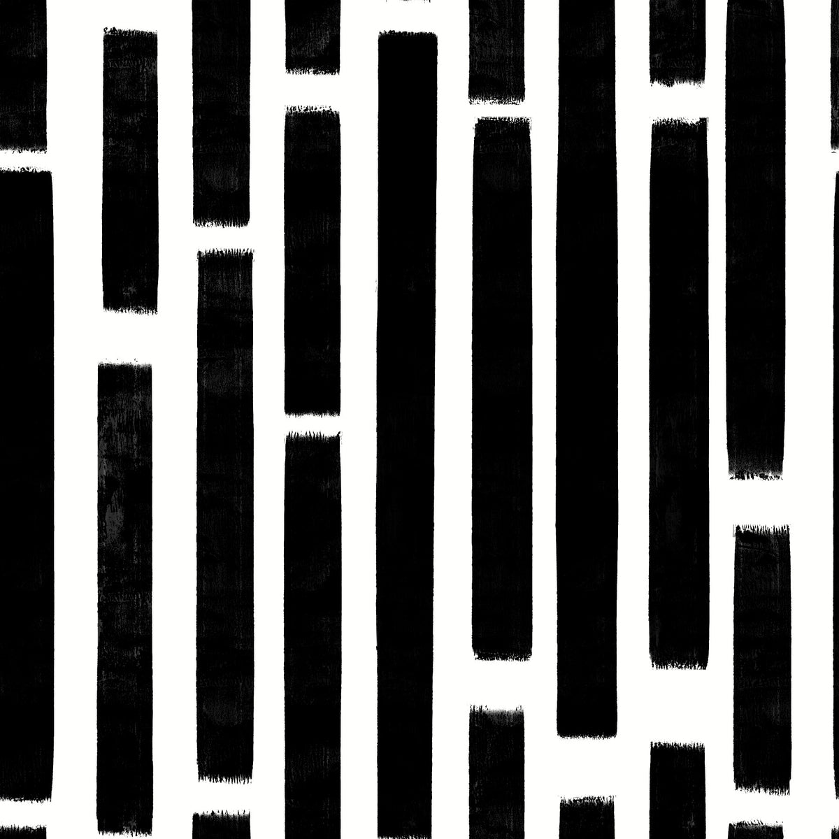 Monochrome Painted Vertical Bars Wallpaper⁠ in your room