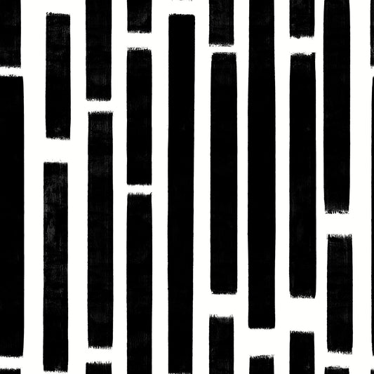 Monochrome Painted Vertical Bars Wallpaper⁠
