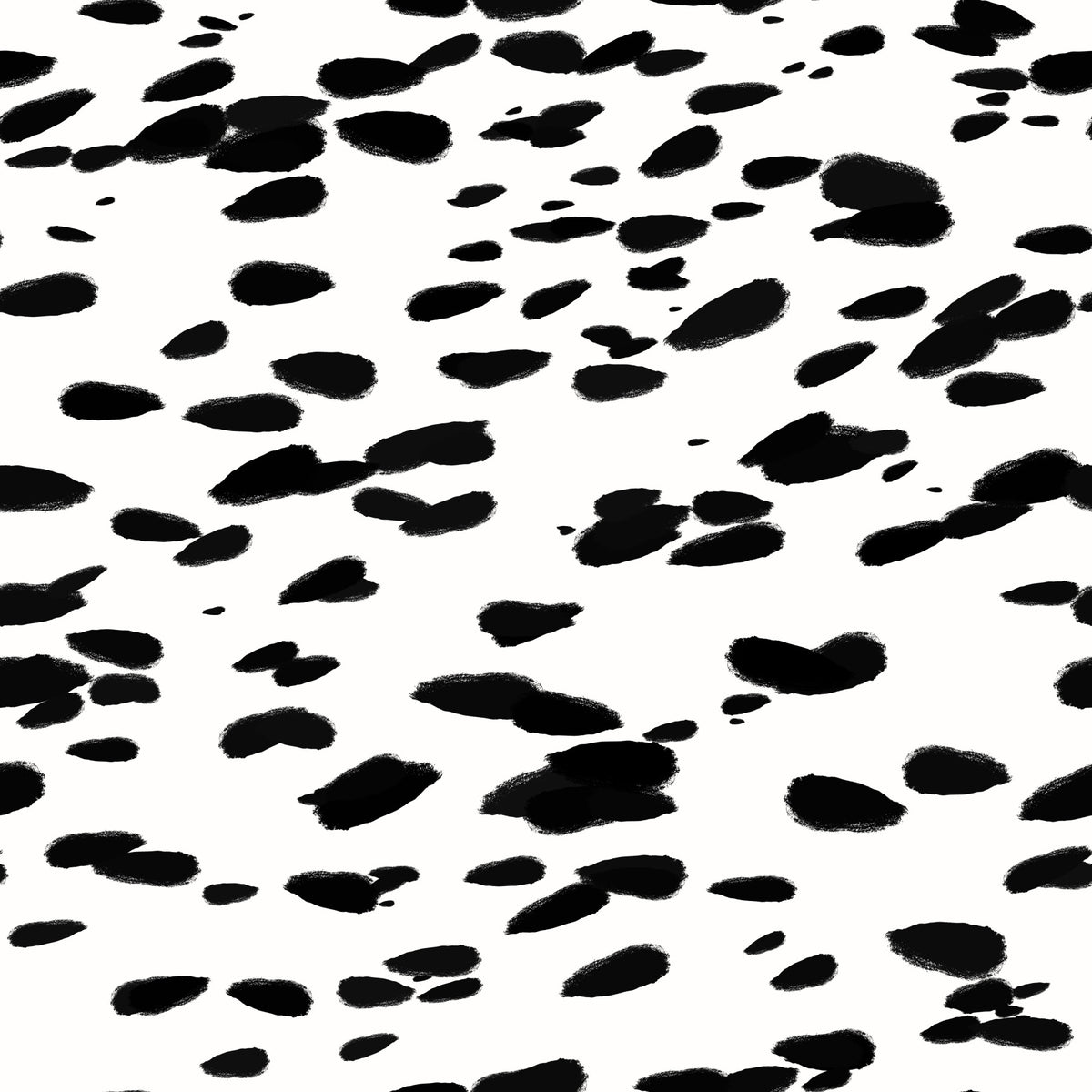 Black and White Brushstroke Dabs Wallpaper⁠ in your room