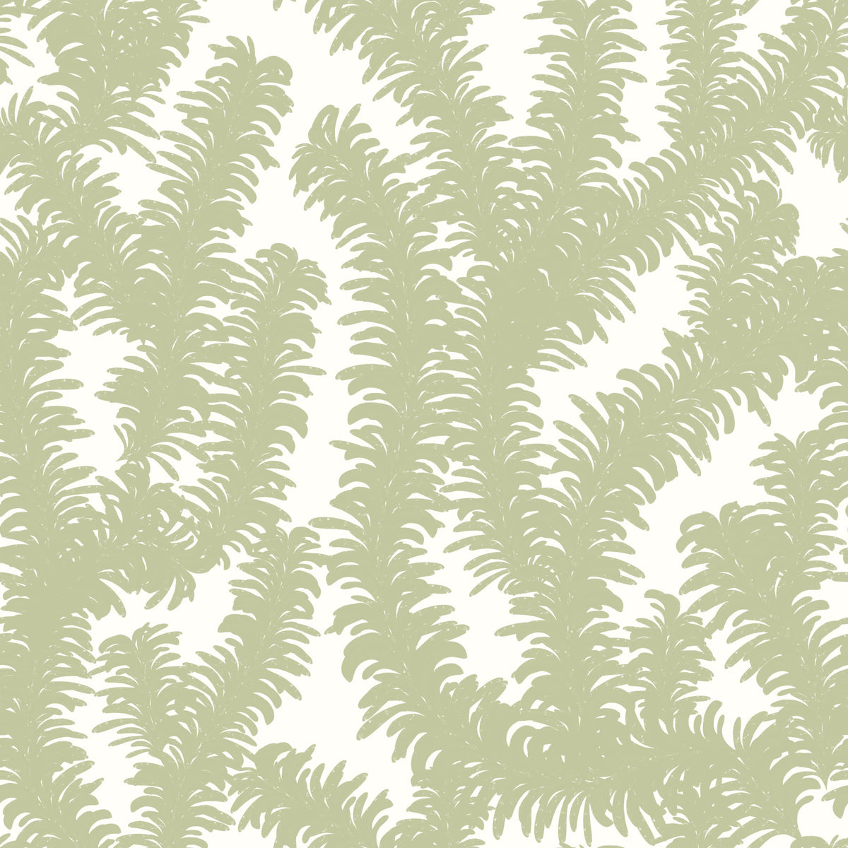 Minimalist Sage Leaf Pattern Wallpaper⁠ in your room
