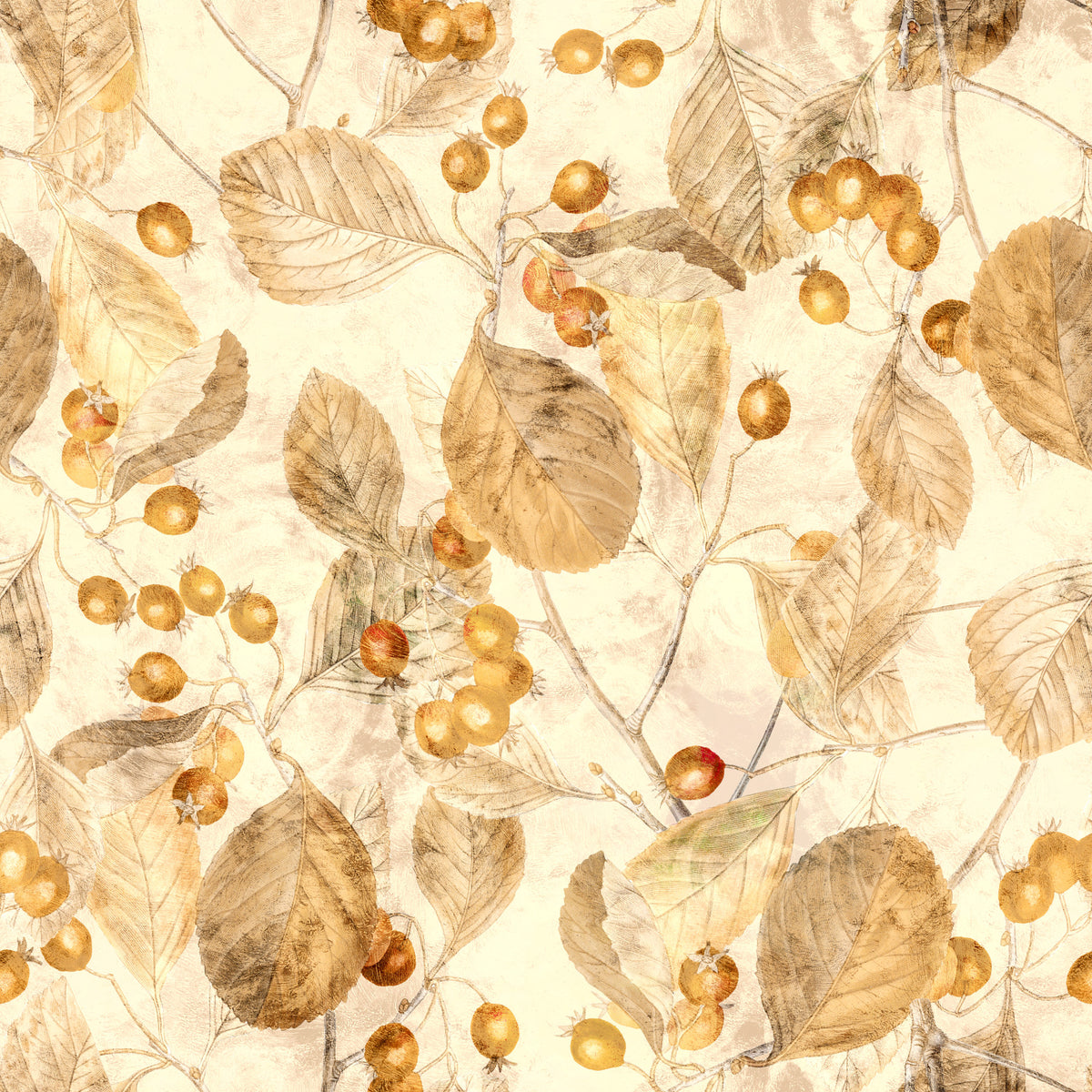 Rustic Autumn Harvest Orchard Wallpaper⁠ in your room — zoomed
