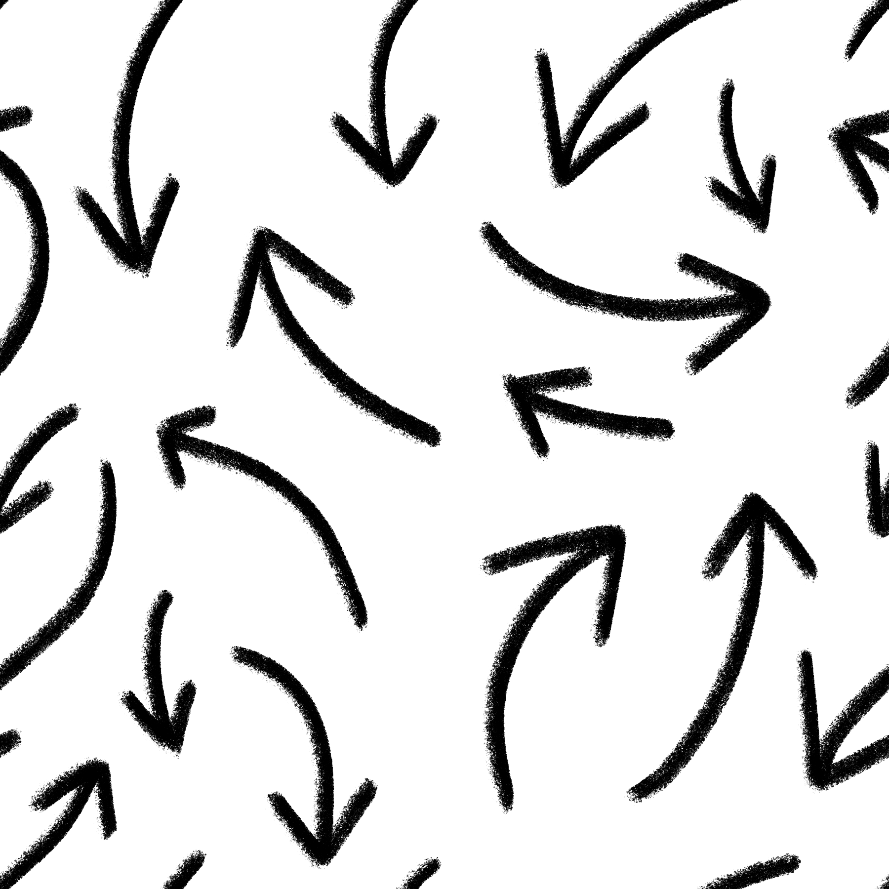 Charcoal Hand-Drawn Arrows Wallpaper⁠