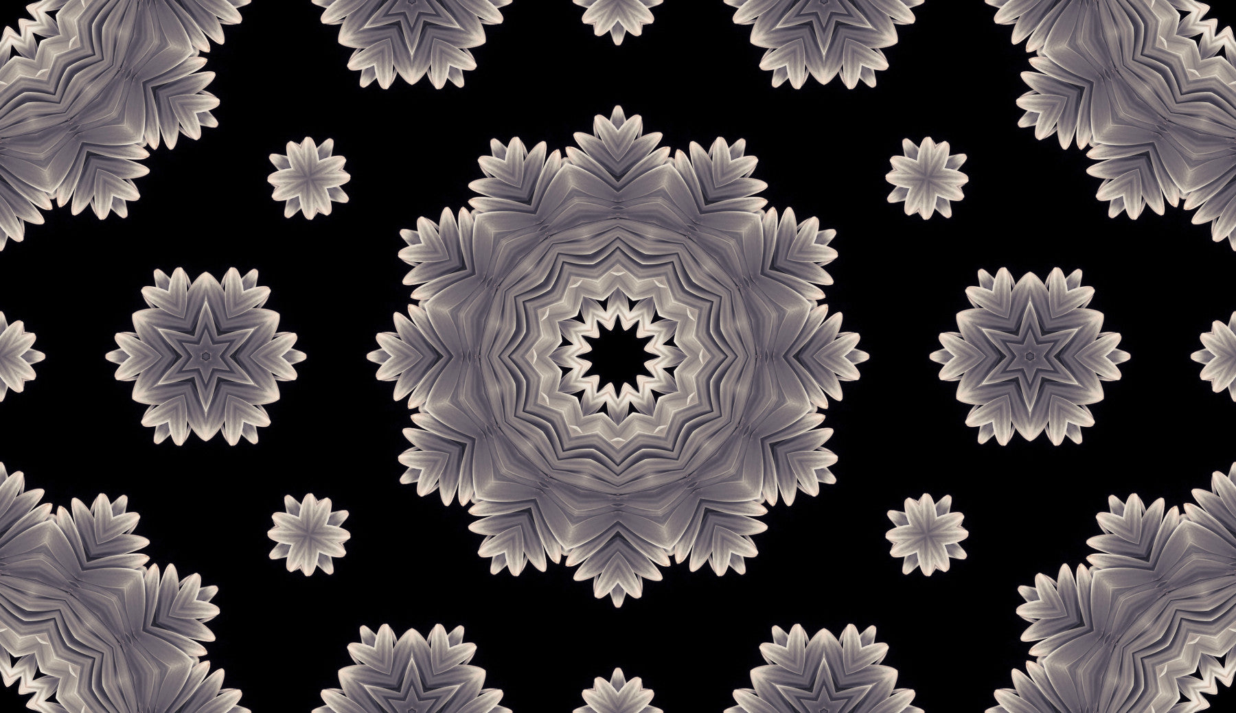 Ethereal Petal Bloom Pattern Wallpaper⁠