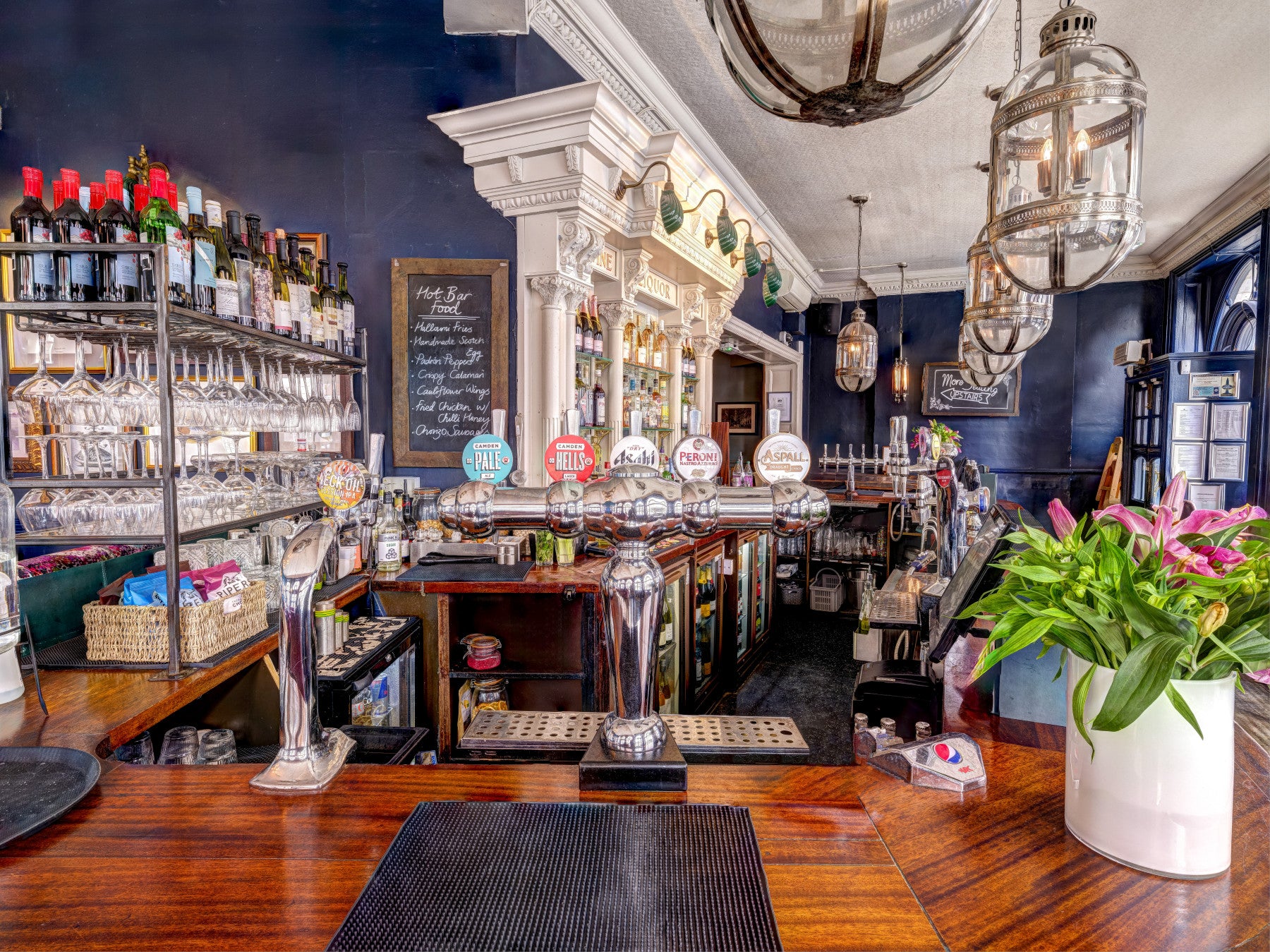 Artisanal Mahogany Home Bar Haven Wall Mural