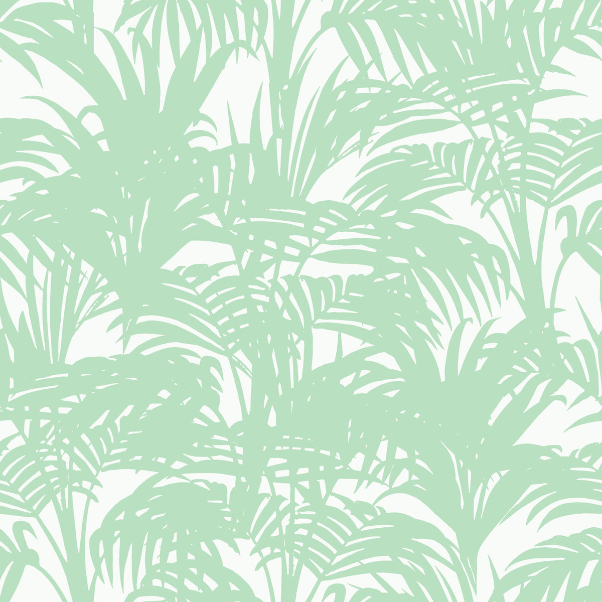 Minimalist Jungle Sage Pattern Wallpaper⁠ in your room