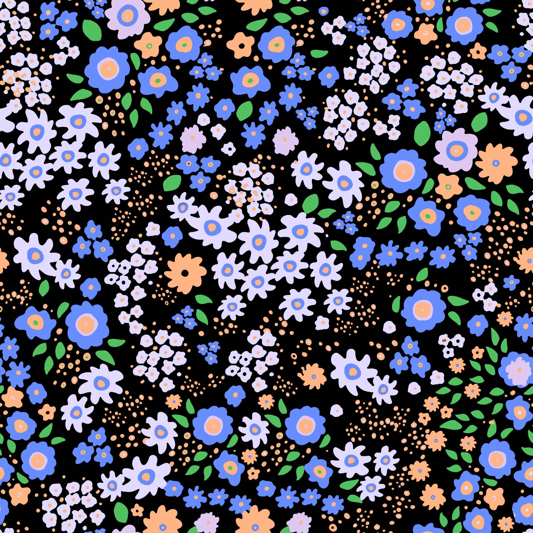 Boho Garden Blooms Wallpaper⁠