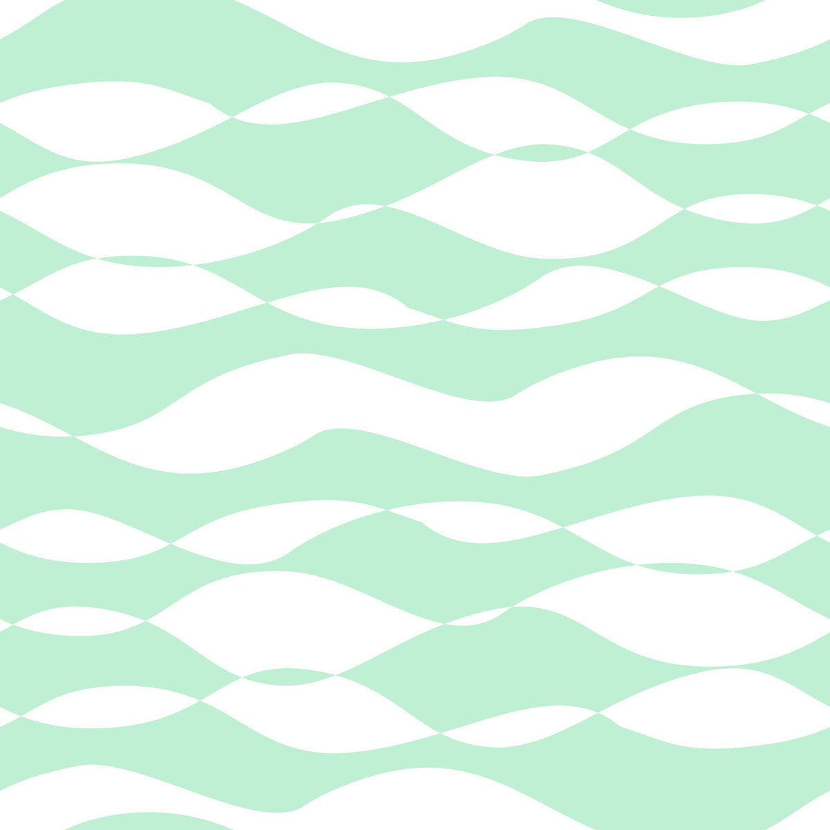 Soft Sage Wavy Linear Pattern Wallpaper⁠ in your room