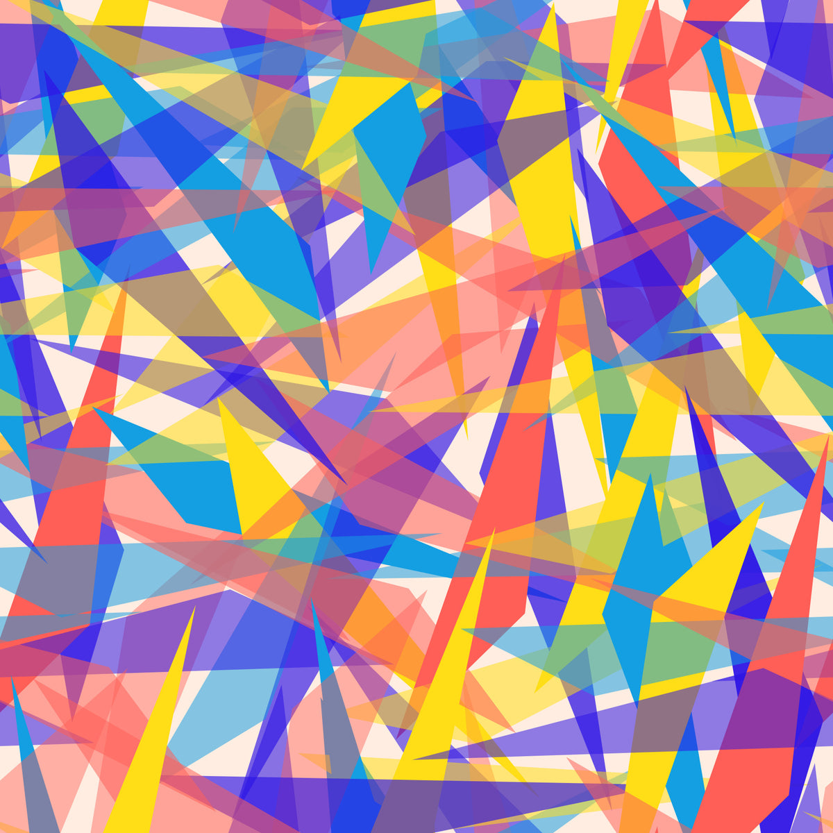 Abstract Prism Fragmentation Wallpaper⁠ in your room