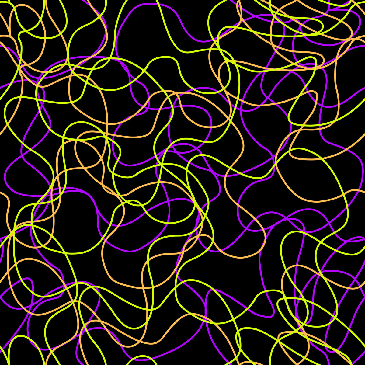 Tangled Glow Modern Art Wallpaper⁠ in your room