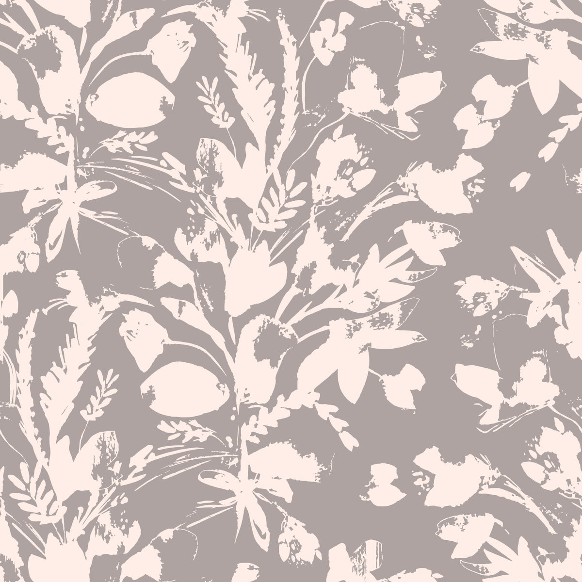 Muted Meadow Botanical Sketch Wallpaper⁠ in your room