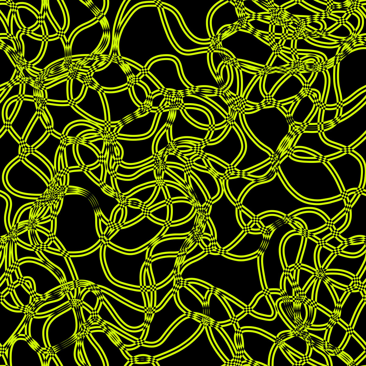 Electric Neon Grid Lines Wallpaper⁠ in your room