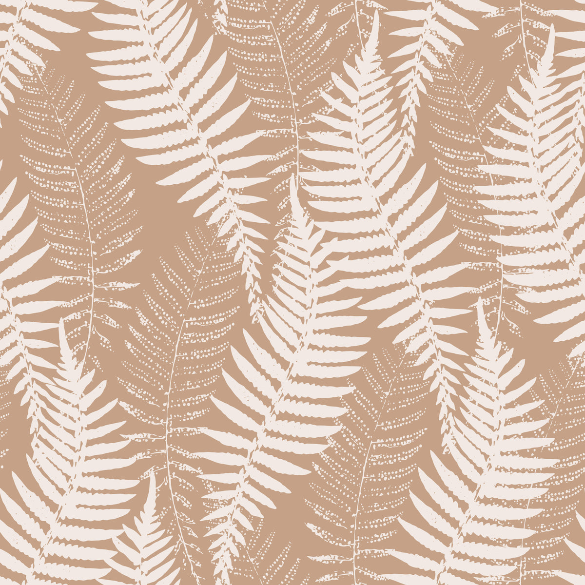Rustic Fern Silhouette Botanical Wallpaper⁠