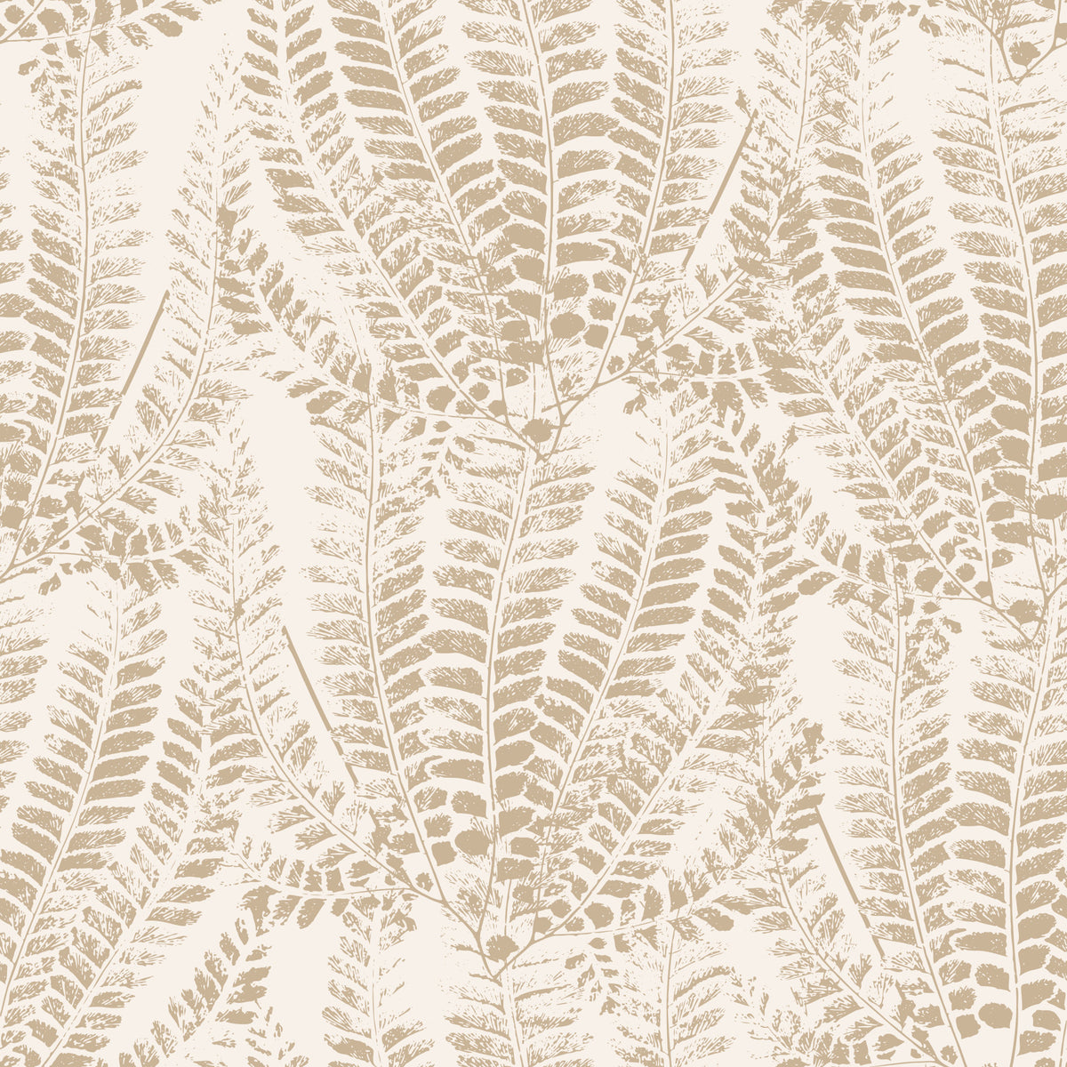 Rustic Fern Botanical Print Wallpaper⁠