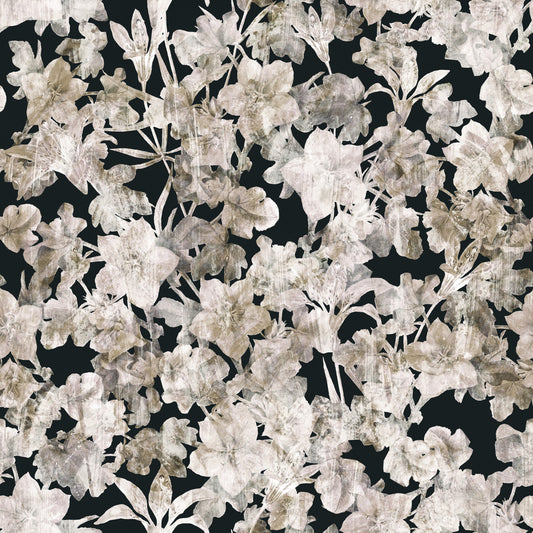 Rustic Floral Silhouette Art Wallpaper⁠