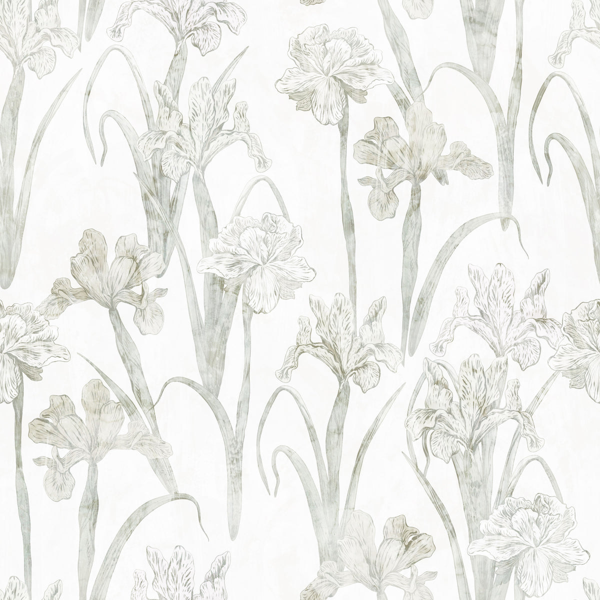 Serene Botanical Sketch Wallpaper⁠