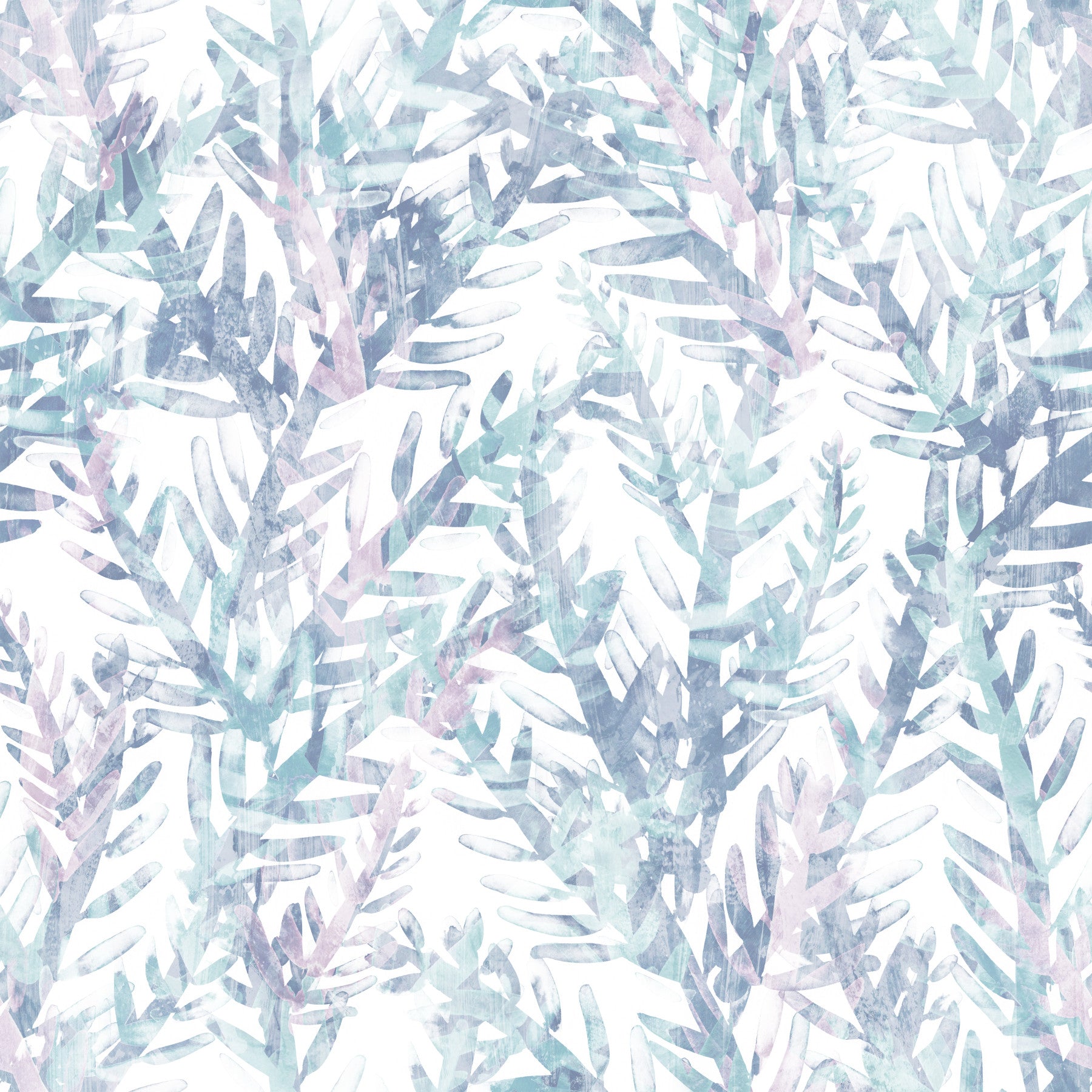 Ethereal Botanical Fern Frost Wallpaper⁠