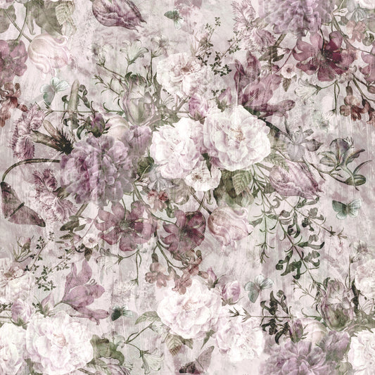 Vintage Botanical Floral Art Wallpaper⁠