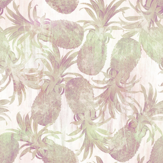 Sun-Drenched Tropical Fruit Motif Wallpaper⁠