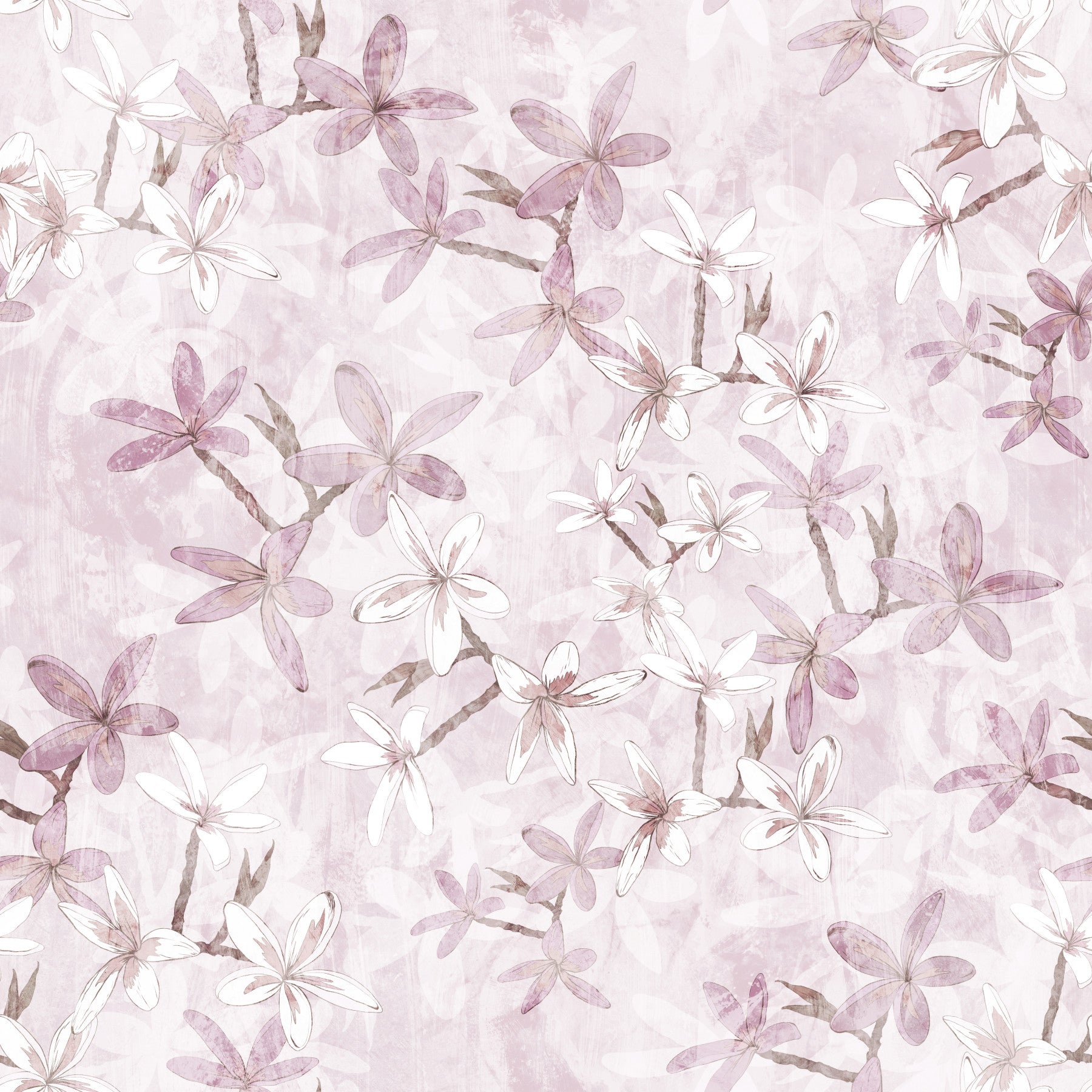 Soft Blush Petal Drift Wallpaper⁠